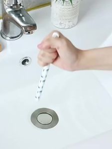 Long Pop-Up Sink Drains Filter Bathroom Press Bounce Basin Plug Stopper Wash Basin Hair Catcher Sink Strainer Kitchen Supplies