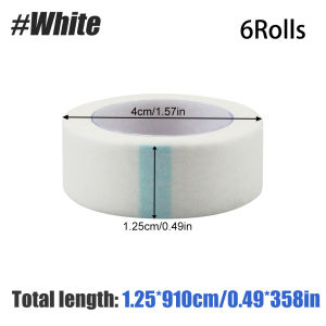 4/6 Rolls Flexible Skin Tape Breathable Nose Tape Self Adhesive Gauze Tape for Wound Injuries Swelling Sports