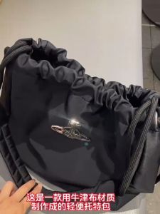 Fashionable underarm bag drawstring crossbody handbag simple bucket bag large-capacity tote bag