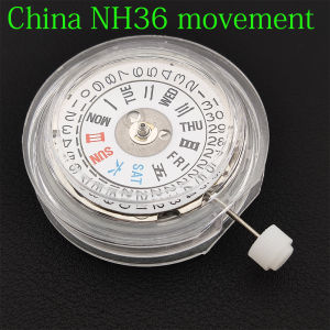 China NH36A Movement Can Replace The Japanese NH36 Movement Date 3 oclock Dual Calendar High Accuracy Automatic Mechanical NH36