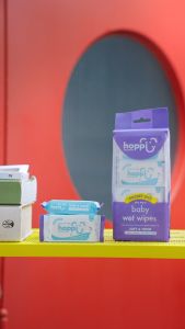 Hoppi Premium 99% Mini Baby Water Wipes - 7 Wipes