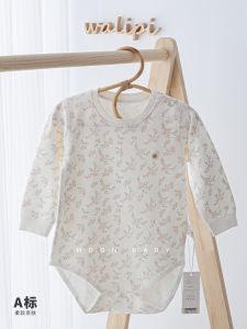 Princess Style Pure Cotton Long Sleeve Baby Bodysuit for Spring Autumn Female Infant Clothes Warm Cozy Baby Wrap Spring Autumn Outfit
