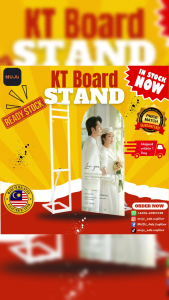 【READY STOCK】KT Board Stand Adjustable Stand KT Board Backdrop Support Stand Board Wedding Indoor Outdoor