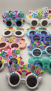 Mắt Kính Happy Birthday phụ kiện trang trí đạo cụ chụp ảnh