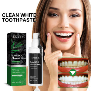 Whitening Toothpaste Bamboo Charcoal Toothpaste Remove Yellow Teeth Strong Deep Cleaning Teeth Stain Fresh Breath Oral Care 30ml