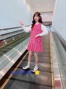 DR14 - Dress Anak 2in1 Besar Perempuan Yuori Fashion Korea