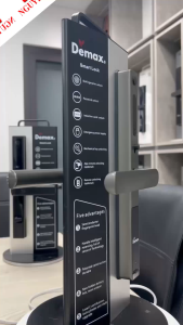 Khoá vân tay cửa nhôm Demax EL699/EL599 chống nước tiêu chuẩn Đức 6 tính năng nổi bật Cảm biến vân tay FPC Thuỵ Điển.