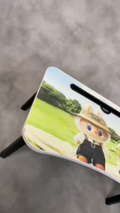 LS Meja Lipat Laptop Serbaguna Meja Portable Meja Belajar Meja Lipat Praktis 50x30cm