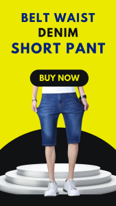 Premium Denim Shorts For Men and Women (Size 28-40) Affordable & Stylish Jeans Short Pant Harga Murah