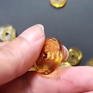 Combo 10 xu 20 xu Đồng xu phong thủy pha lê thủy tinh thu hút tài lộc vật phẩm phong thủy chiêu tài