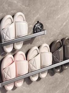 WEIKAMAYI | Water Drainage Bathroom Shoe Rack Wall Mounted No-drill Shelf