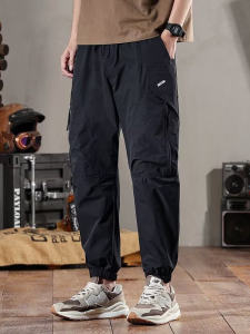 Quần Công Sở Chống Thấm Nước Phong Cách Mỹ Cổ Điển Cho Nam Mùa Hè Thu Mỏng Quần Harem Ngoài Trời Quần Công Sở Thường Ngày