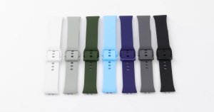 Rubber Band Strap for Samsung Galaxy Fit 3 Tali Jam Tangan Smartwatch Smart Watch Strap Sport Silicone Belt Bracelet Wristband Replacement Accessories for Samsung Fit 3