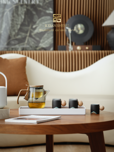 JIXIANSHENG | Glass Magnetic Tea Set Birthday Gift
