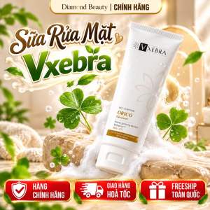 Sữa rửa mặt VXEBRA_Giúp làm sạch bụi bẩn bã nhờn trên da mặt