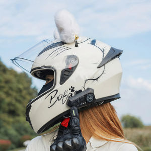 AIS | Female Cute Motorcycle Helmet Full Face Pink New