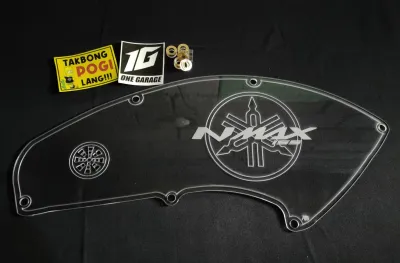 Acrylic crankcase cover for Nmax v1