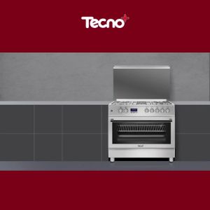 TECNOPLUS เตาตั้งพื้นระบบแก๊ส ขนาด 90 ซม.รุ่น TNP FS F9L50E10 SS แถมเครื่องดูดฝุ่น Camarcio VC ZN1201-20L