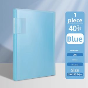 deli | Transparent Pocket Office Loose Leaf Document Folder