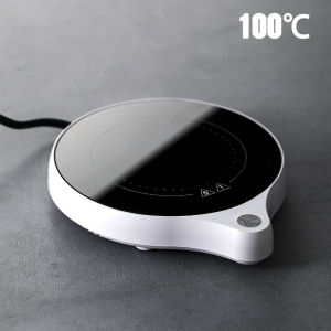 110V/220V Cup Heater Mug Warmer 100°C Hot Tea Makers Warmer Coaster 5 Gear Temperature Cup Heaters Coffee Milk Tea Heating Pad