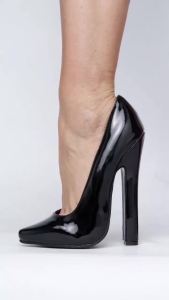 Jialuowei New Style Bold 6 Inch High Heel Fetish Pump Drag Queen Unsiex Shoes Size 5 To 15