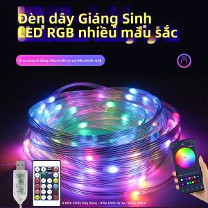 Dây Đèn LED USB 30M Trang Trí Giáng Sinh Đèn Chuỗi Hình Rèm Điều Khiển Bằng Ứng Dụng Dùng Cho Tiệc Sinh Nhật Cây Thông Noel Phòng Ngủ Trang Trí Ngày Lễ