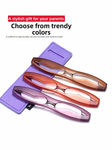 GEYUNLAN | Ultra Lightweight Foldable Reading Glasses 360 Degree Rotation Multiple Colors