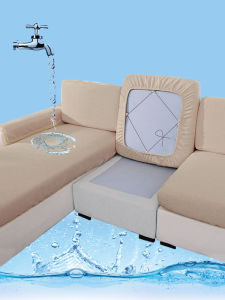 Customized Faux Leather Sofa Cover Elastic Neutral Waterproof All-Inclusive Sponge Mat Sofa Cover Sofa Slipcover Sofa Cushion Cover Cloth