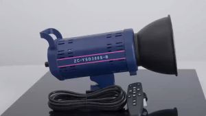 Zkeezm 300W Photography Studio Duel Dimming COB Spotlight Lighting for to Content Creation/Video/Streaming and With remote control