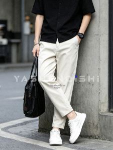 YASHENQISHI | Slim Fit Straight Cut Small Size Mens Multi-purpose Lightweight Pants