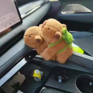 Polar Krypton 001 Central Control Doll Capabala Car Decoration Car Car Pregnant Block Decoration Decoration Capybara Stuffed Cartoon
