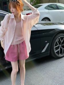 เสื้อคลุมกันแดดผู้หญิงบางระบายอากาศได้ดี ทรงหลวม ดีไซน์กระชับสัดส่วน แฟชั่นฤดูร้อน 2025 เสื้อคลุมกันแดดแบบสวมหัว