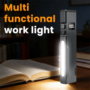 Magnetic auto repair repair light flashlight strong light charging super bright small portable led work light pen light