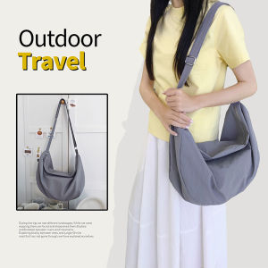 Túi Đeo Vai Đơn Bằng Vải Nylon Nhẹ Mùa Hè Túi Đeo Chéo Đa Năng Cho Nữ Đi Làm Túi Đeo Chéo Đựng Đồ Ăn Trưa Túi Đeo Vai Cho Học Sinh Đại Học