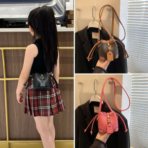 Korean Style Childrens Crossbody Bag Fashionable Girls Bucket Bag Stylish Versatile Little Girl Accessories Coin Purse Baby