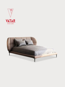 VATAR | Luxury Modern Minimalist Leather Bed 1.8m