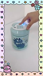 🌀INTELLIGENT FINGERPRINT ATM DINO SAVING BOX TOY⭐FUN & INTELLIGENCE ACCOMPANY BABY GROW UP⭐ YK56102