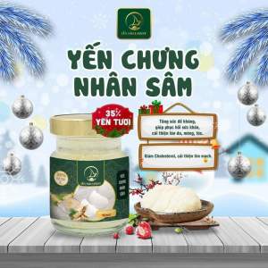 Nước Yến Sào Chưng Nhân Sâm 35% Tổ Yến 70ml