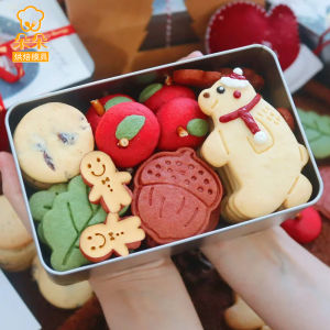 Hạt Dẻ Hình Chuột Và Gấu Hoạt Hình Kiểu Nhật Bản Hình Khối Nướng Hình Học Thủ Công Bằng Nhựa Không Chống Dính Dùng Tại Nhà