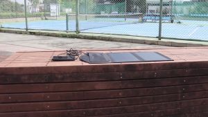 Portable Solar Panel Charger With Adapter Waterproof Cable Integrated Solar Panel USB Charger Generator 15W 21W Outdoor Compatible with Generator Phone Tablet