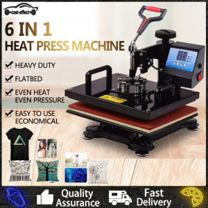 6 in1 Multifunction Heat Press Machine mini printer for T-Shirt / Mug / Plate / Capprinter for small business