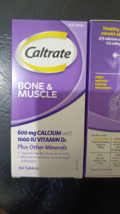 [ CALTRATE ] 100 Tablets Bone & Muscle Calcium 600mg Vitamin D3 1000IU Magnesium Zinc Supplement
