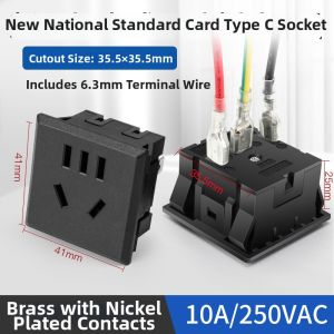 kuicc | Embedded 10A Power Socket 5 Holes