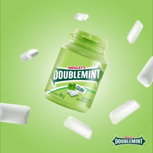 [Bundle of 3] Doublemint Peppermint Bottle 55.4g Gum / Chewing