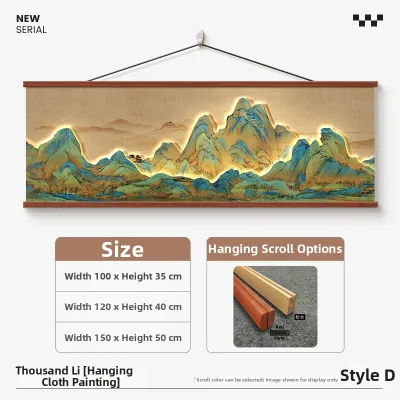 Chinese Landscape Painting for Living Room Sofa Background Tea Room