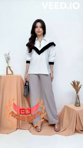 Blouse Atasan Polos & Desain Elegan Untuk Wanita