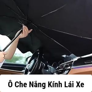 Ô che nắng kính lái ô tô phủ bạc cao cấp chống nắng chống tia UV hiệu quả dù che nắng nhỏ gọn dễ mang theo