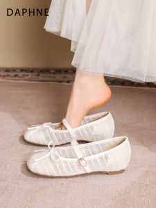 Daphne | Buckle Strap Mary Jane Shoe With Bow Decor Breathable