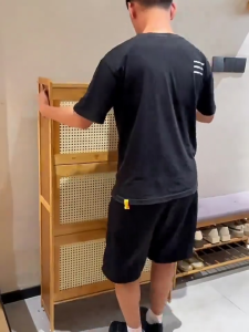 Ultra-thin Shoe Cabinet for Home Entrance New 2025 Popular Model Space-Saving Multi-Layer Indoor Shoe Rack