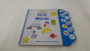 Gold Stars First Words Sound Book For Kids to Learn Alphabet Sounds & First Words